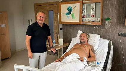 Hakan Aşık'tan Seda Köktener'e geçmiş olsun ziyareti
