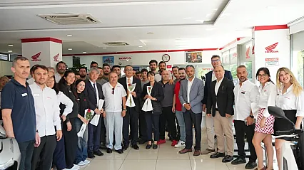 Honda Üst Yönetiminden Kıvrak Motor Fethiye'ye Ziyaret
