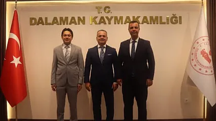 Kaymakam Akkaya'dan Dalaman Kaymakamı Vardar'a hayırlı olsun ziyareti