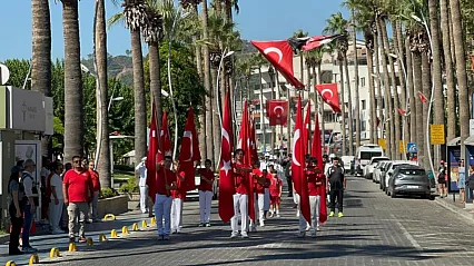 Marmaris'te 30 Ağustos Zafer Bayramı Coşkuyla Kutlandı