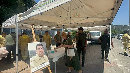 Marmaris'te orman şehitleri dualarla anıldı