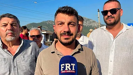 MHP Fethiye İlçe Başkanı Öztürkçü yangın bölgesinde konuştu