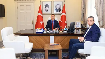 Muğla Büyükşehir Gazeteciler Derneği Başkanı Cem Kaytan'dan Vali Akbıyık'a Ziyaret