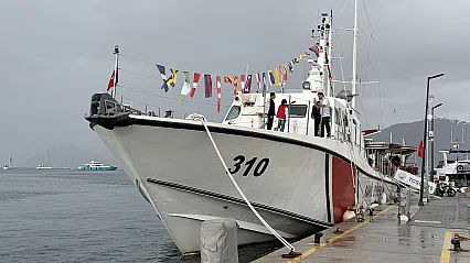 Muğla'da askeri gemiler ziyarete açıldı