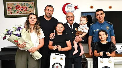 Muğla Emniyet Müdürü Karadeniz, şehit ailesini ziyaret etti
