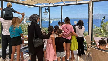 Muğla Sevgi Evleri'nde kalan çocuklar Datça'da ağırlandı
