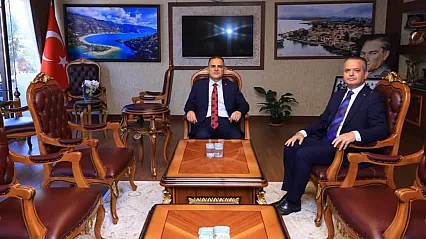 Muğla Valisi Dr. İdris Akbıyık'tan Fethiye Kaymakamlığı'na ziyaret