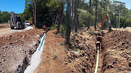 MUSKİ'den Çetibeli Mahallesi'nde İçme Suyu Hattı Yenileme Çalışması