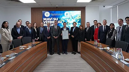 MUSKİ 'Mavi Belge' alan ilk kurumlardan oldu