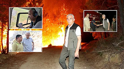 Orman Genel Müdürü Bekir Karacabey Muğla'daki Yangın Bölgesinde İncelemelerde Bulundu