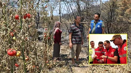Seydikemer'de yangın sonrası Muğla Büyükşehir ekiplerinden seferberlik