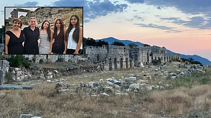 Seydikemer'in tarihi hazinesi Tlos'a ziyaretçi ilgisi sürüyor