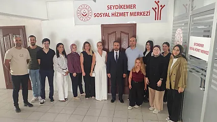 Sosyal Hizmetler İl Müdürü Selçuk Seydikemer'de denetim gerçekleştirdi