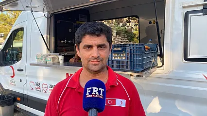 Türk Kızılay Fethiye Şubesi Yangın Bölgesinde Görev Başında