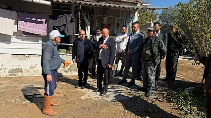 Yakup Otgöz, Dalaman'da su baskınından etkilenen vatandaşları ziyaret etti