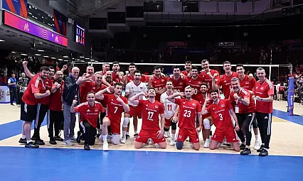 A Milli Erkek Voleybol Takımı, Milletler Ligi'nde yarın Polonya ile karşılaşacak