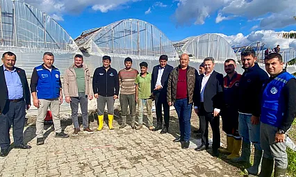 Başkan Karaca'dan Hortum Vuran Kumluova'ya Ziyaret