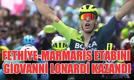 Bisiklet Turu Fethiye-Marmaris etabını Giovanni Lonardi kazandı