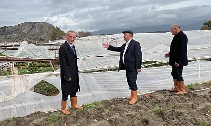 Dolu ve hortumun vurduğu Seydikemer'de oda başkanlarından destek çağrısı