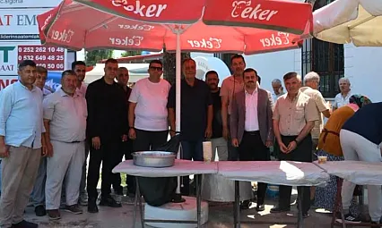 Köyceğiz'de aşure ikramına yoğun ilgi