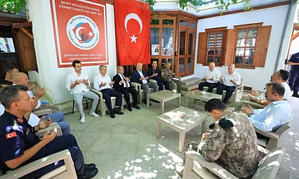 Muğla'da şehit yakınları ve gaziler aşure etkinliğinde bir araya geldi