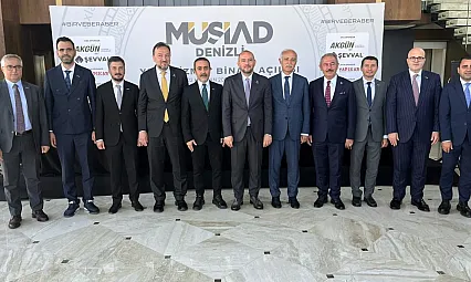 Muğla MÜSİAD, Denizli Şubesinin yeni hizmet binası açılışına katıldı