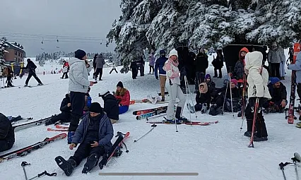 Uludağ'da mahsur kalan tatilciler kurtarıldı