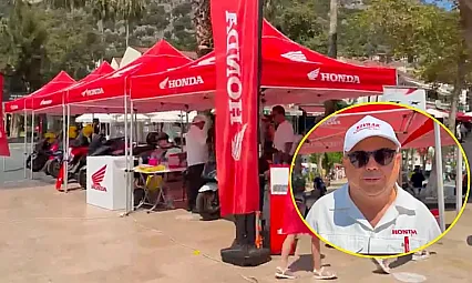 Fethiye Kıvrak Motor Ailesi Honda PCX'i Kaş'ta motosiklet tutkunlarıyla buluşturdu