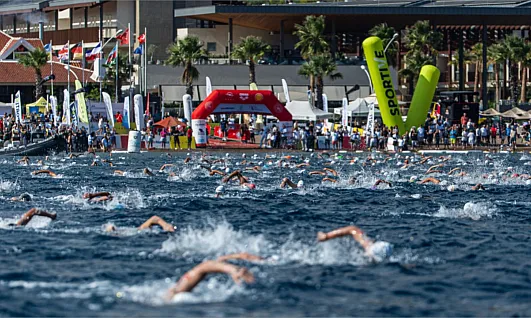 27. Uluslararası Arena AquaChallenge Yüzme Şampiyonası'nın Marmaris etabı tamamlandı