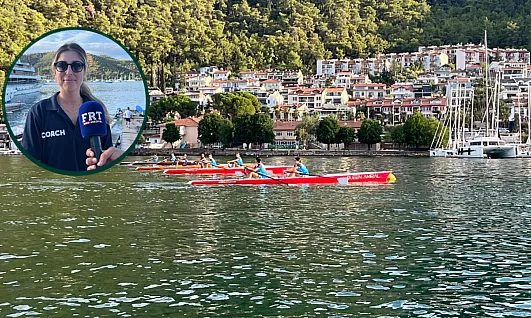 Fethiye'de Avrupa Hareketlilik Haftası kapsamında kürek yarışları düzenlendi