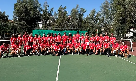 Fethiye'de Cumhuriyet Bayramı'na özel tenis turnuvası
