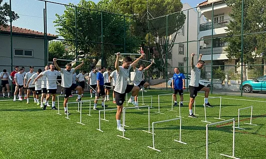 Marmaris Belediyespor sezon öncesi ilk antrenmanına çıktı