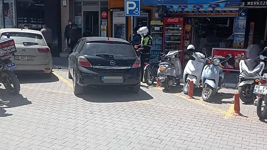 Engelli park yerlerini kullananlara cezai işlem uygulandı 