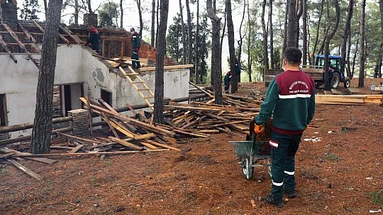 Kızıldağ Mesire Alanı yenileme çalışmalarına başlandı