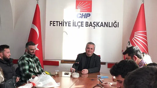 CHP'Lİ GENÇLERDEN BAŞKAN KOYUNCU'YA NEZAKET ZİYARETİ