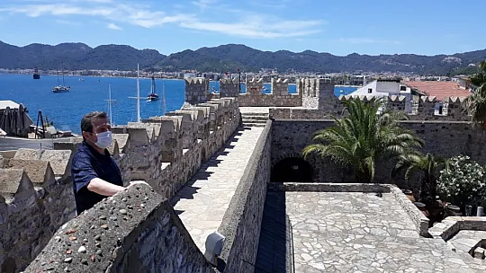Vali Tavlı, Marmaris'te incelemelerde bulundu