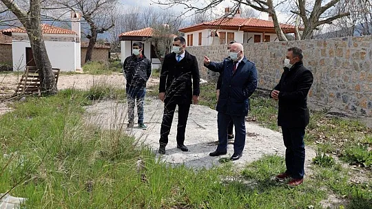 Narlı Kahvesi restorasyonu devam ediyor 