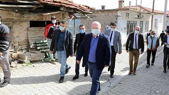 Başkan Gümüş 9 mahalleyi ziyaret etti