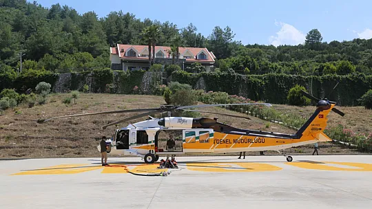 T-70 Yangın Söndürme Helikopteri Göreve Başladı