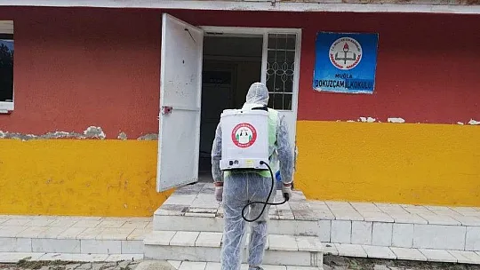 LGS öncesi okulların dezenfeksiyonları yapıldı 