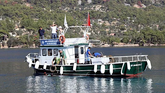 Gökova Körfezi Akbük ve Turnalı'da kıyı temizliği