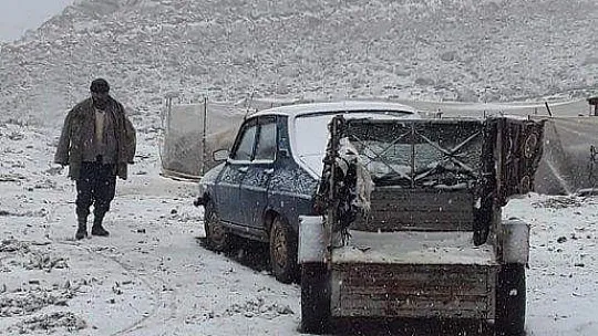 Yaylalar Haziran ayında beyaza büründü 