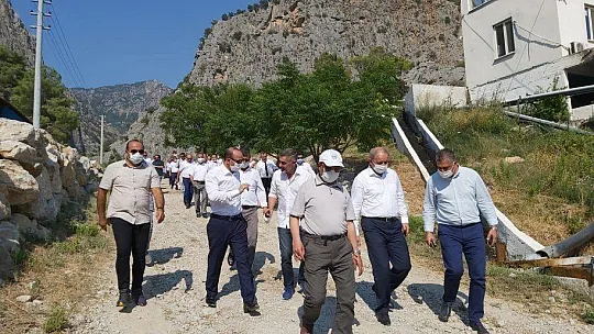 BAKAN YARDIMCISI ÖZKALDI ALABALIK TESİSİNİ İNCELEDİ