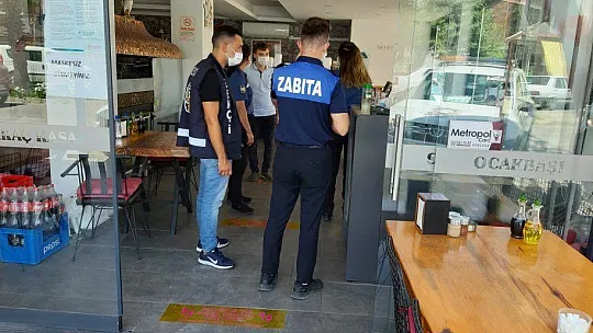 Seydikemer'de Covid-19'a Karşı Denetimler Yapıldı