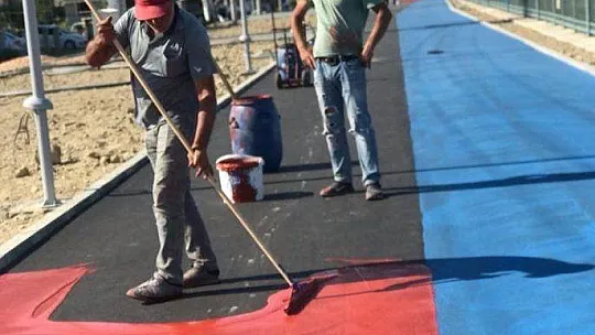 Seydikemer'de bisiklet ve yürüyüş yolları renkleniyor