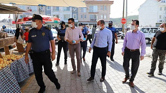 Seydikemer'de denetimler devam ediyor