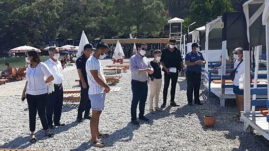 SAĞLIK İÇİN HEPİMİZ İÇİN PLAJDA DENETLEME