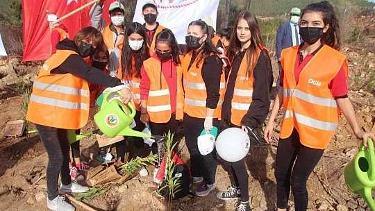 125 bin fidan toprakla buluşturuluyor