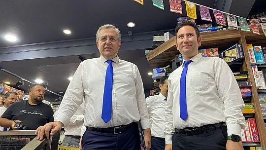 MAVİ GRUP BAŞKAN ADAYI ÇIRALI ÇARŞI ESNAFINI ZİYARET ETTİ