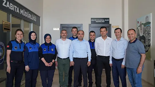 Başkan Akdenizli, Personeliyle Bayramlaştı